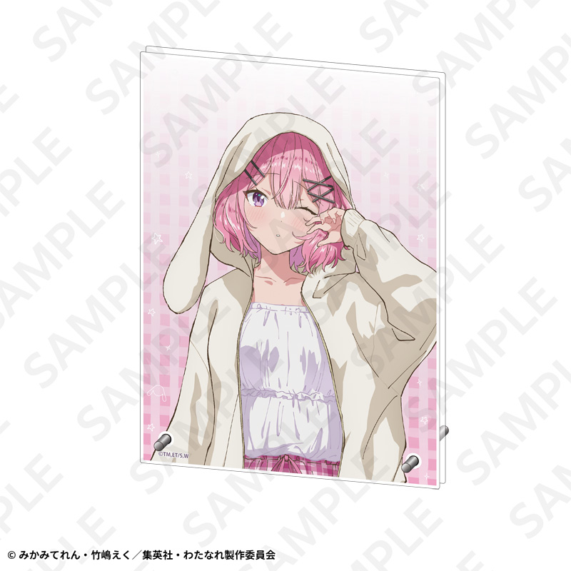 わたなれ わたなれ展 A6ミニアクリルボード お風呂 甘織れな子＆瀬名紫陽花 わたなれ わたなれ展 A6ミニアクリルボード お風呂 甘織れな子＆瀬名