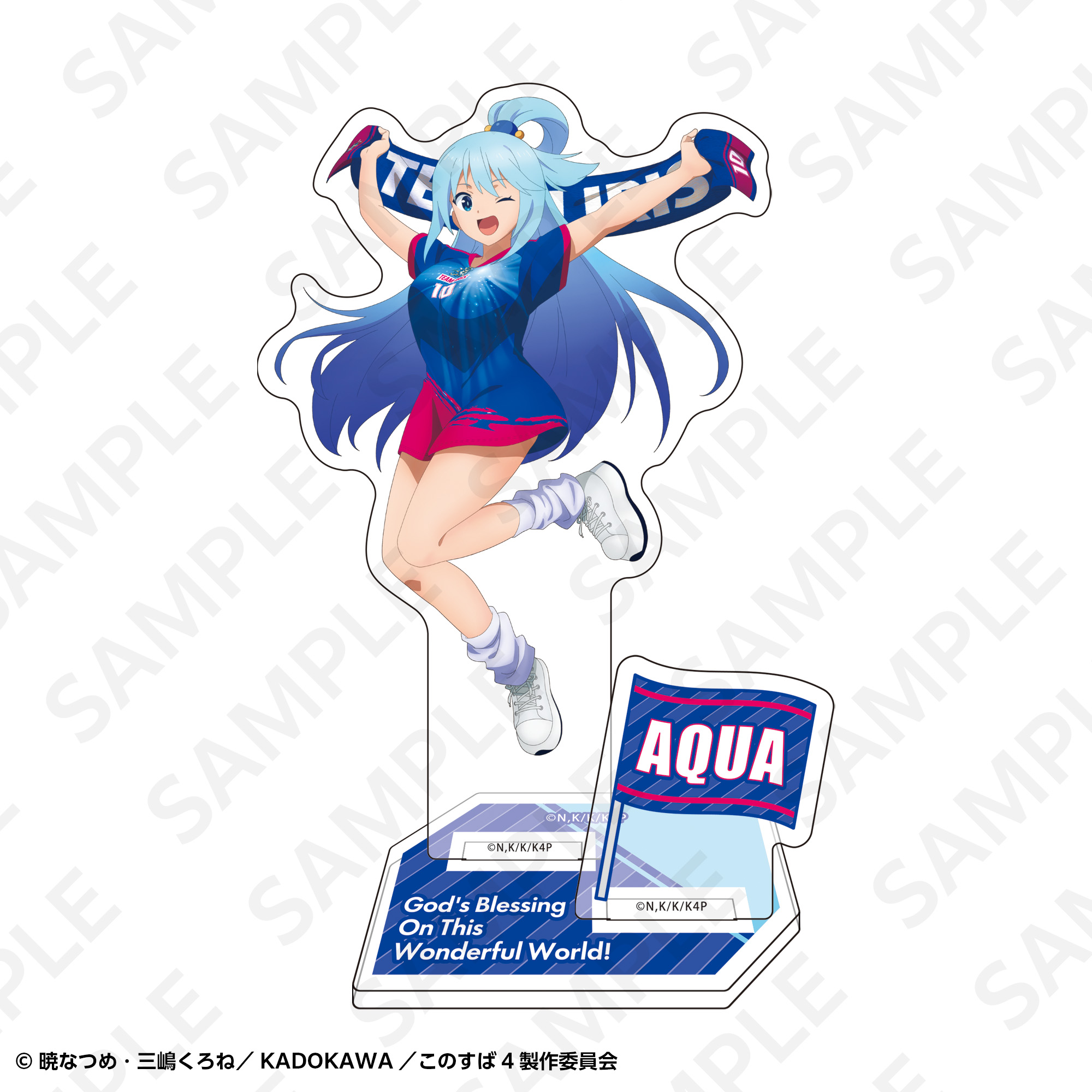 アクリルスタンド サッカーユニフォームver． アクア | SUKI+PLUS