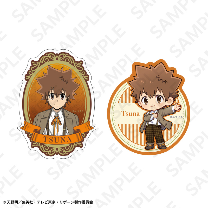 まるくじ 沢田綱吉 ブロマイド クラシカルスーツ　特典 ステッカーセット(2枚入) スーツチェアVer. 沢田綱吉 | DeNA