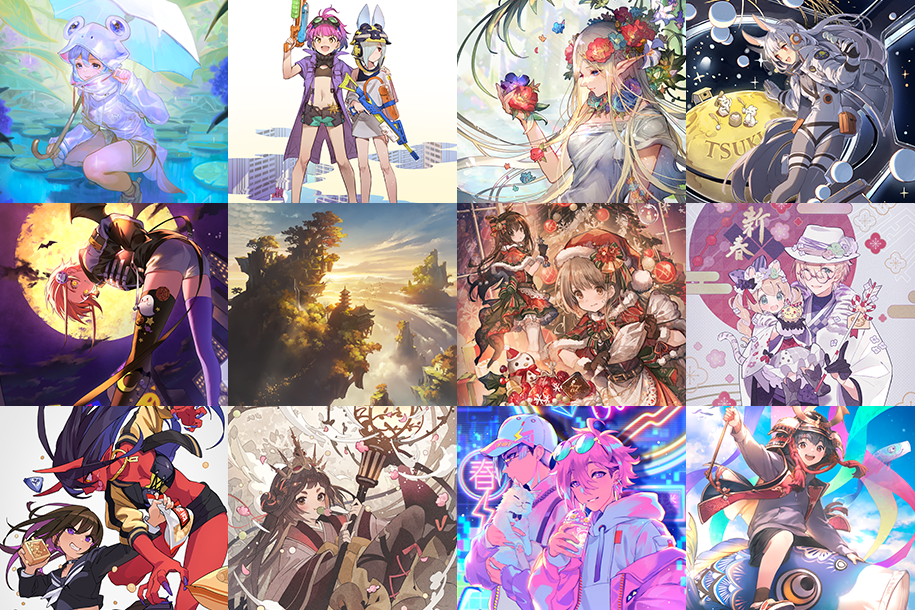 Cygames Calendar】現役イラストレーターが個性を発揮！1年分の