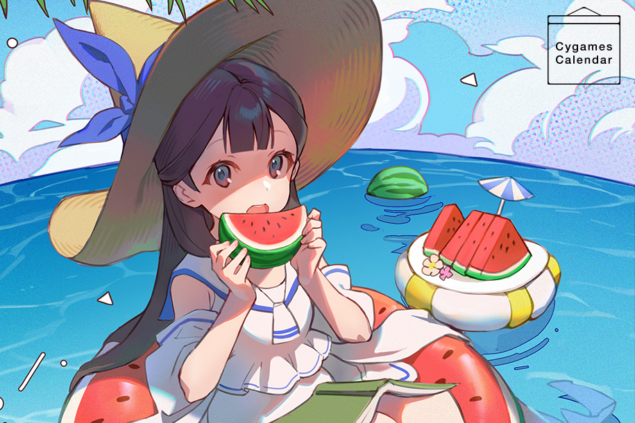 Cygames Calendar】2022年8月：テーマ「スイカ」 | Cygames Magazine
