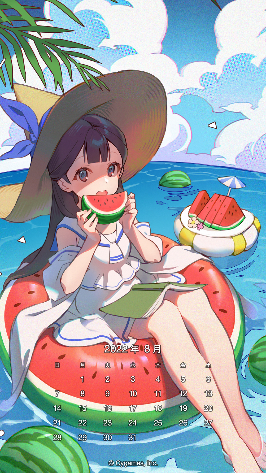 Cygames Calendar】2022年8月：テーマ「スイカ」 | Cygames Magazine