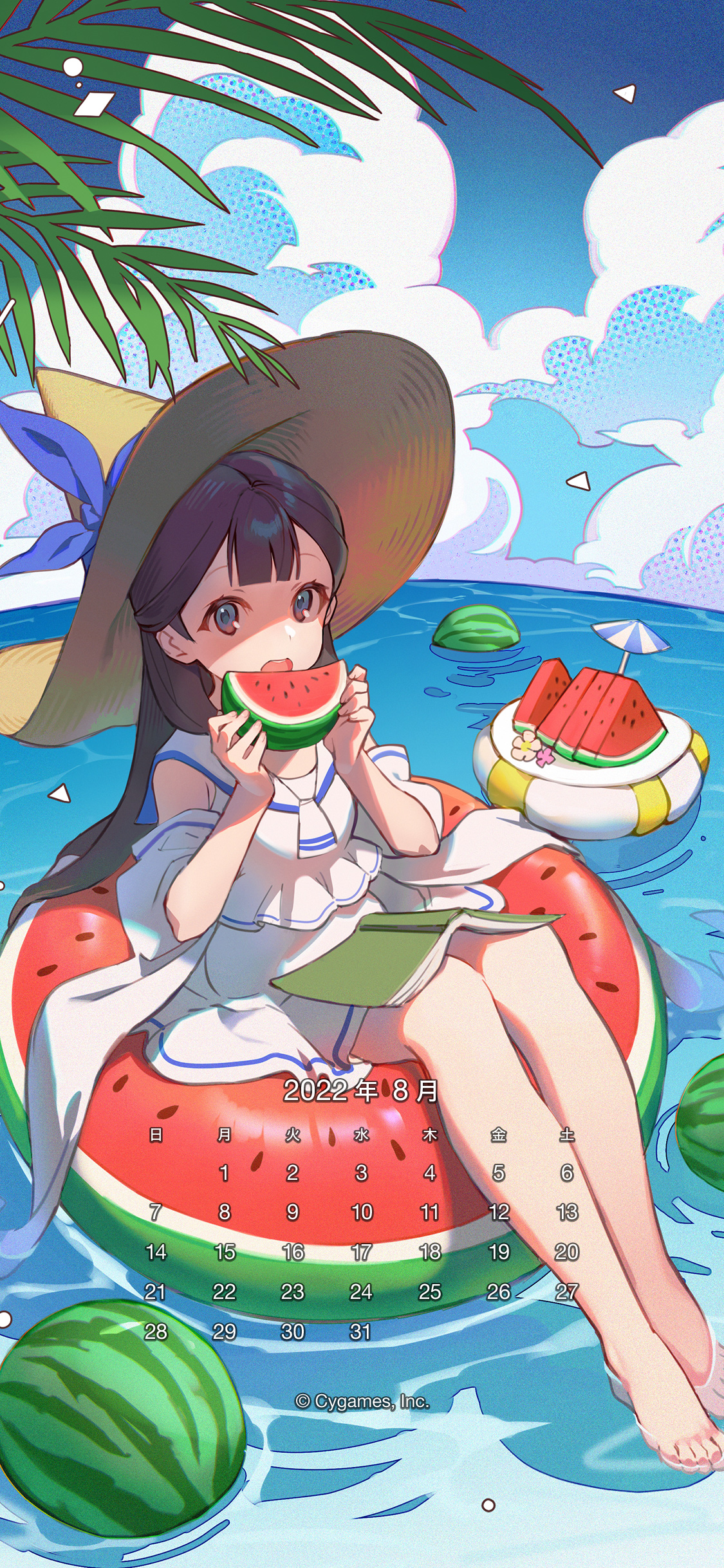 Cygames Calendar】2022年8月：テーマ「スイカ」 | Cygames Magazine