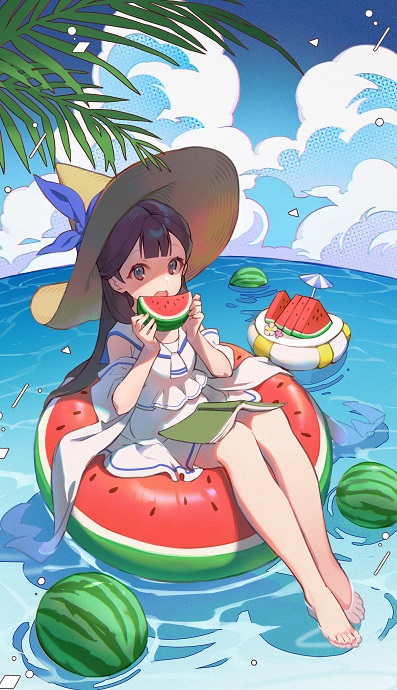 Cygames Calendar】2022年8月：テーマ「スイカ」 | Cygames Magazine