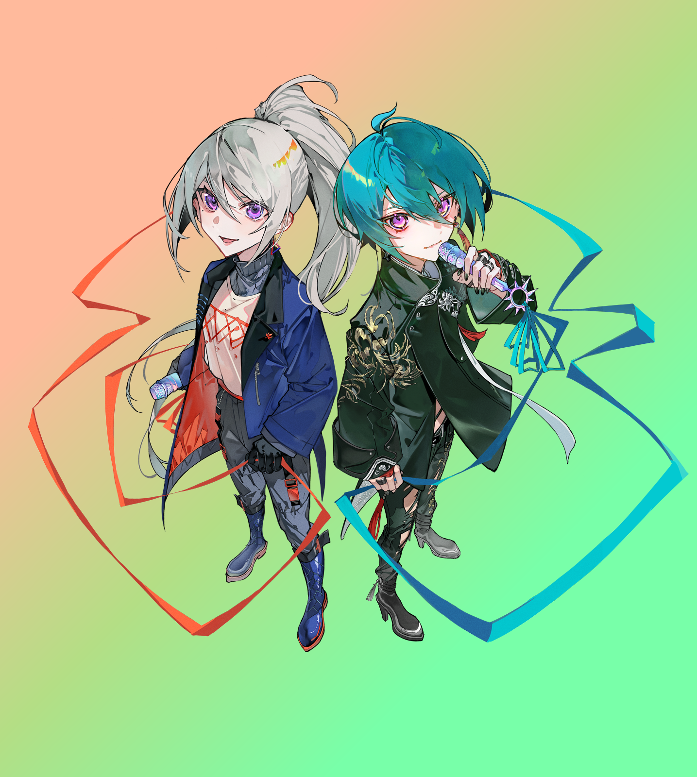 ANYCOLOR MAGAZINE カバーアート特集『樋口楓×緑仙』