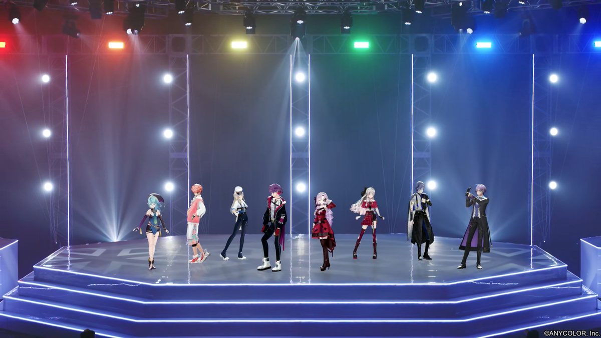 NIJISANJI COUNTDOWN LIVE “CROSSING TONES”レポート 8名が歌声で示し