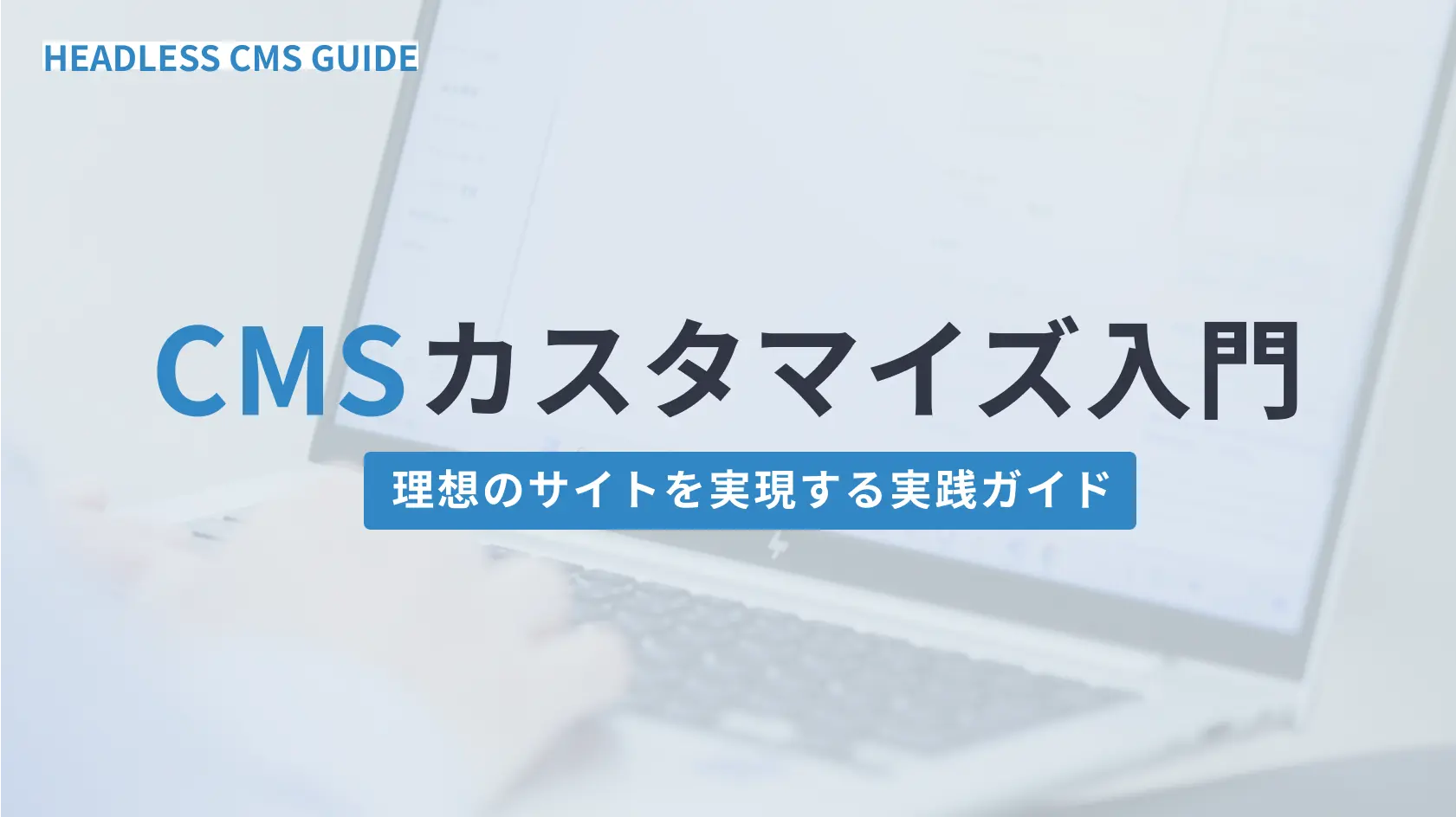 CMSのカスタマイズ入門｜理想のサイトを実現する実践ガイド