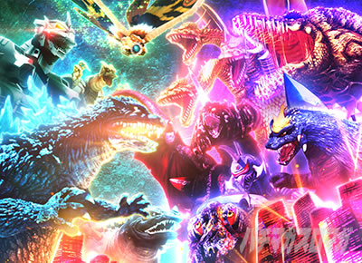 デカスタeGODZILLA7 超震撼ver. 大怪獣集結背景演出 激アツ予告