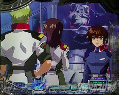 マリューSU予告 eフィーバー機動戦士ガンダムSEED クライマックス リーチ前予告