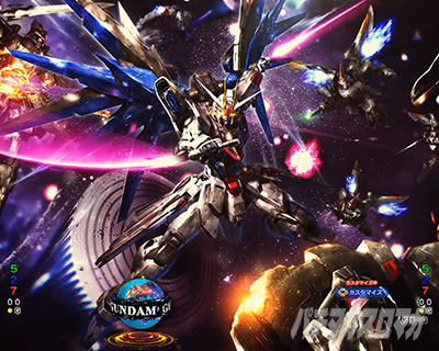 強背景予告 eフィーバー機動戦士ガンダムSEED クライマックス リーチ後予告