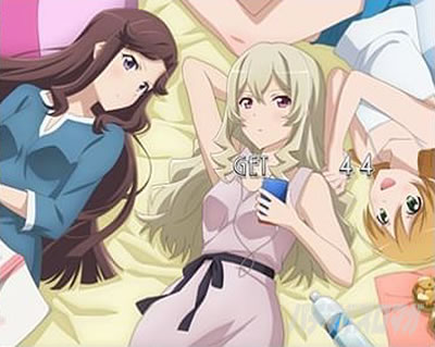 RB終了画面　女3人　L少女☆歌劇 レヴュースタァライト-The SLOT-