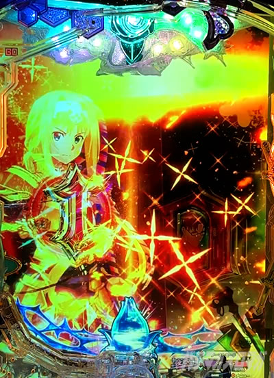 青薔薇の蕾保留 保留変化 e ソードアート・オンライン アリシゼーション 夜空