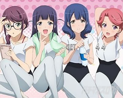 RB終了画面　女4人　L少女☆歌劇 レヴュースタァライト-The SLOT-