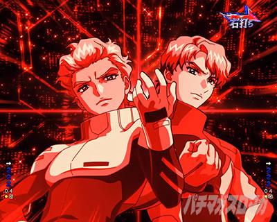ディアッカ&ムウ イルミフラッシュ予告 eフィーバー機動戦士ガンダムSEED クライマックス CLIMAX予告演出