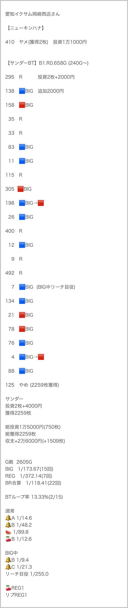最終データ しのけんの喰うならやらねば