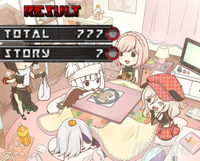 AT終了画面 特殊3 デフォルメ スマスロ ゴッドイーター リザレクション