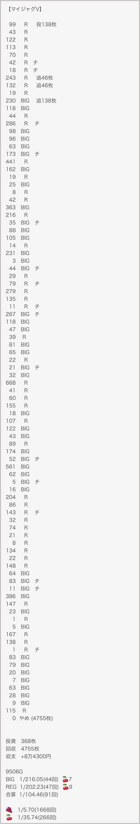 ���̂���̋򂤂Ȃ���˂� �}�C�W���O�f�[�^