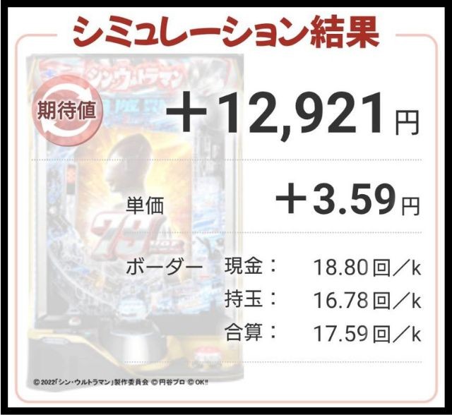 期待値計算ツール_e シン・ウルトラマン 79ver.