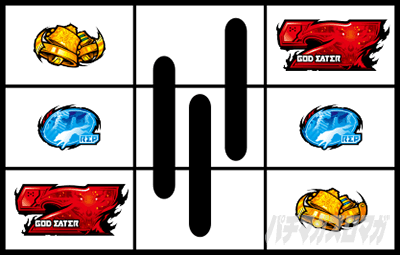 赤7狙い 二確目 赤7右上がりテンパイ ハサミ打ち スマスロ ゴッドイーター リザレクション