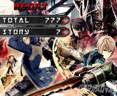 AT終了画面 特殊2 全員集合 スマスロ ゴッドイーター リザレクション