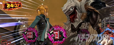 ST アラガミ交戦 ゴッドイーター柄ナビ スマスロ ゴッドイーター リザレクション