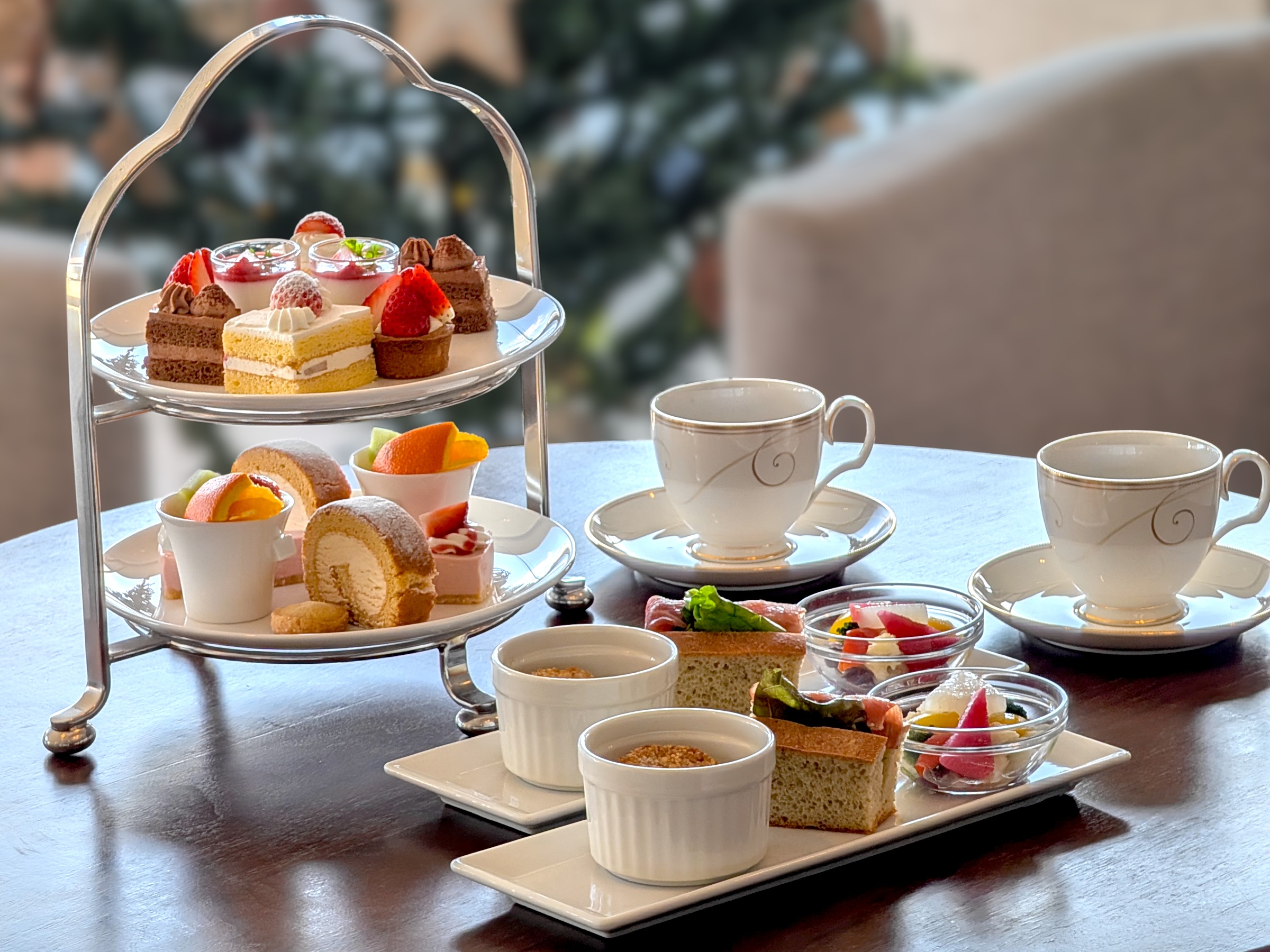 冬のアフタヌーンティーセット