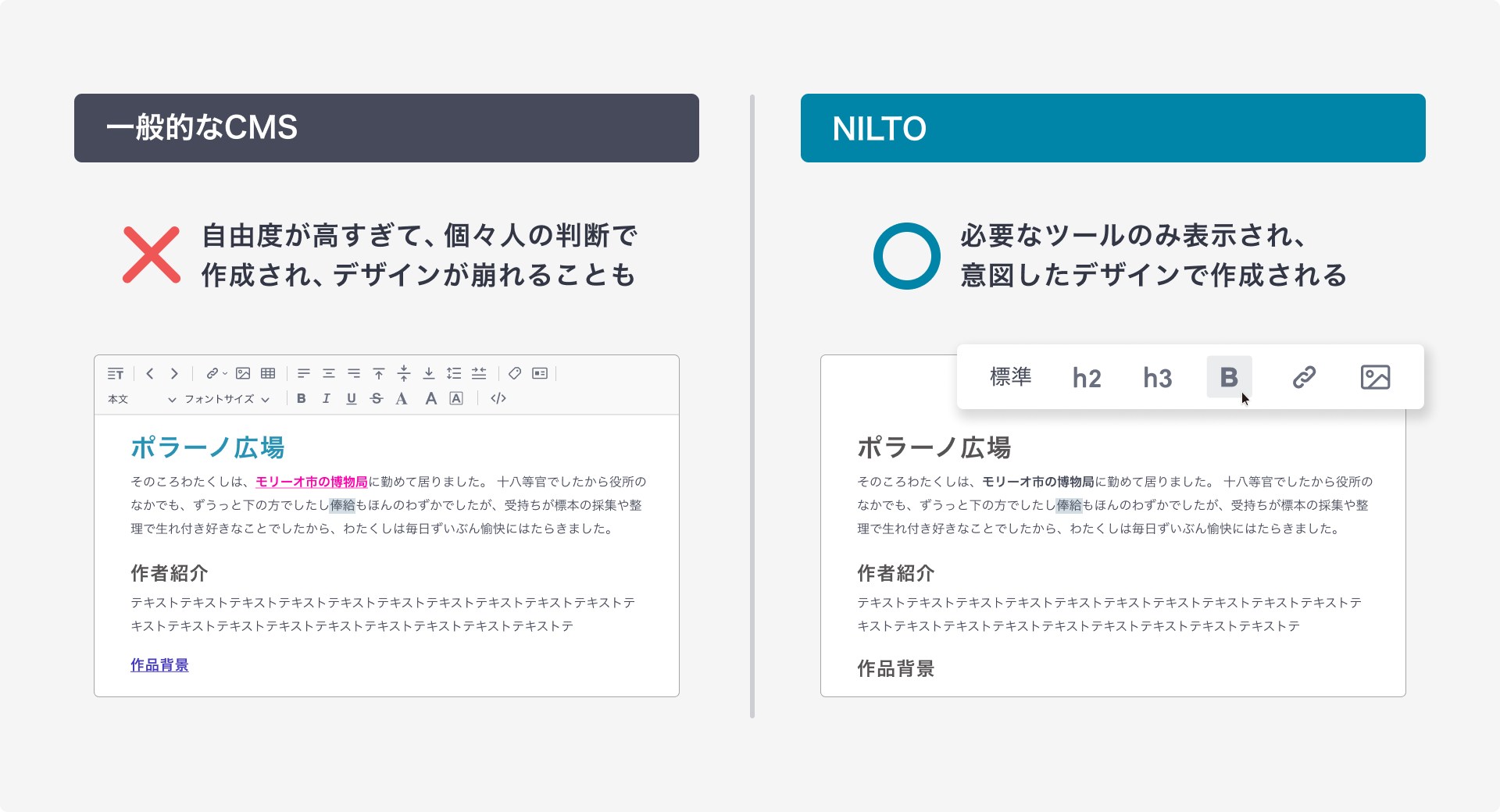 フェンリル、フレキシブルテキストを搭載したヘッドレスCMS