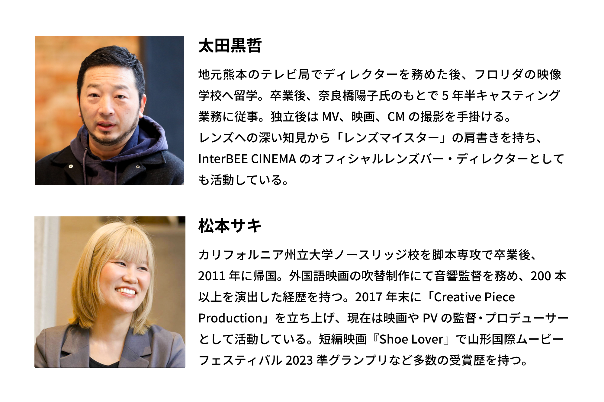 対談者プロフィール