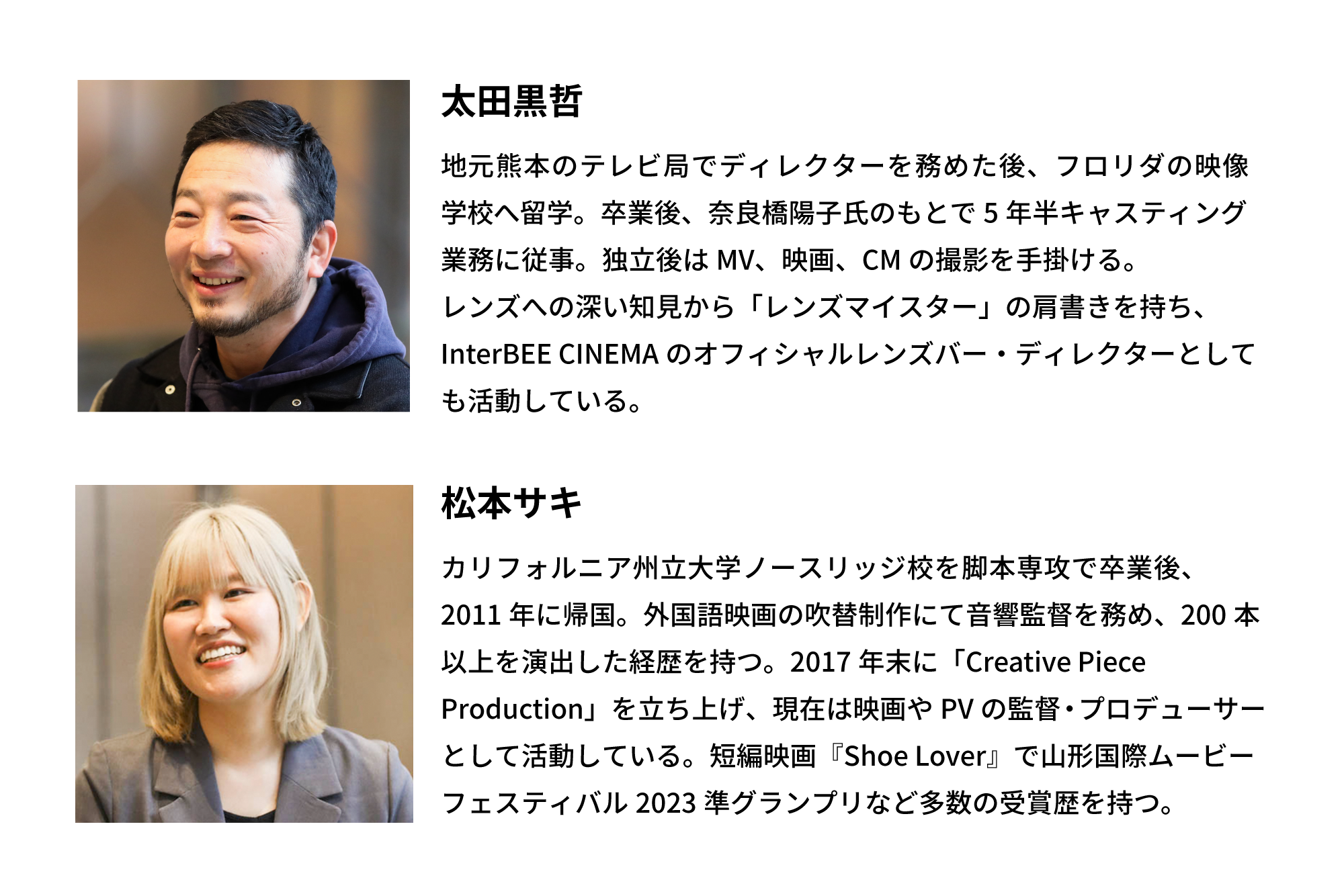 対談者プロフィール