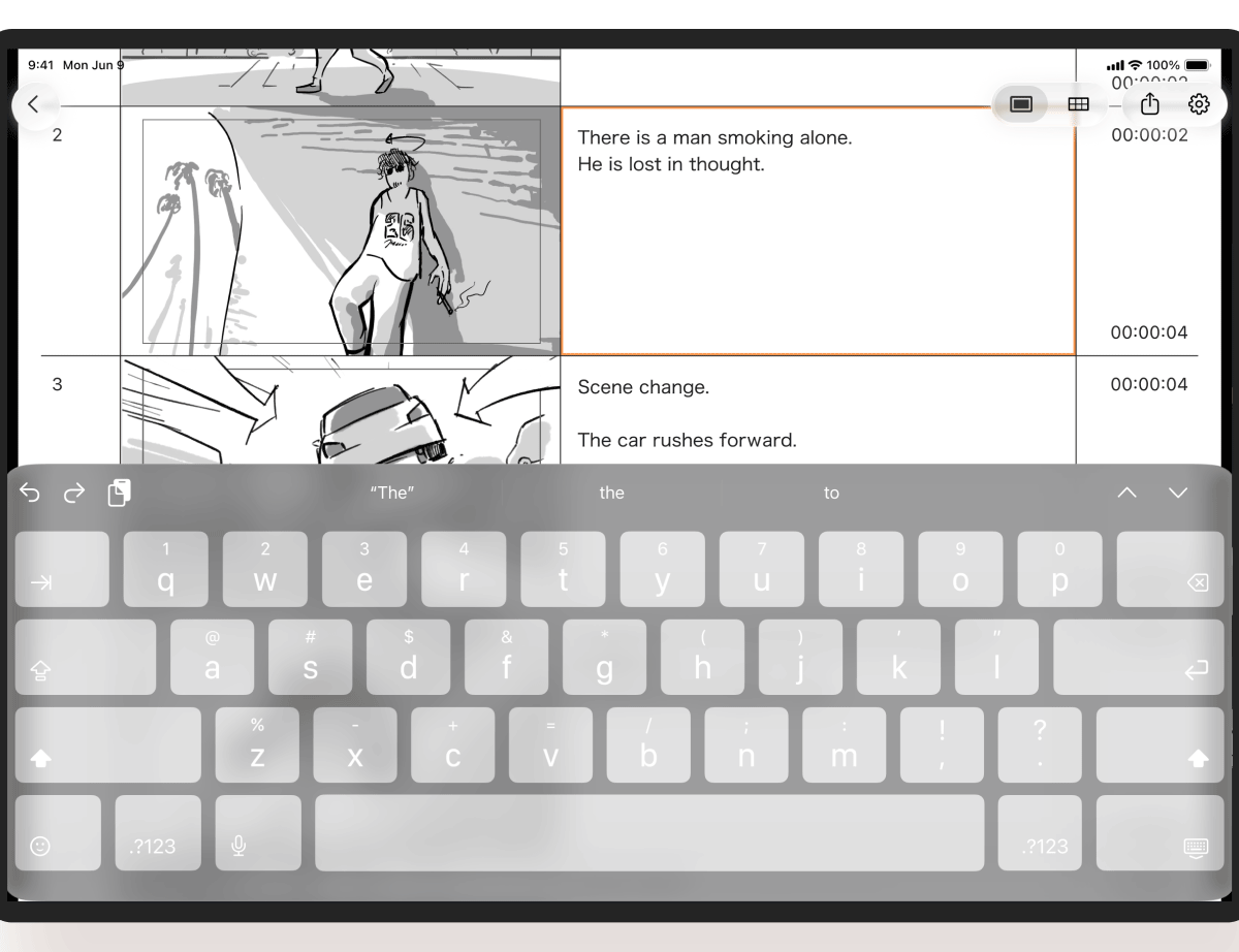 显示分镜 + 添加注释