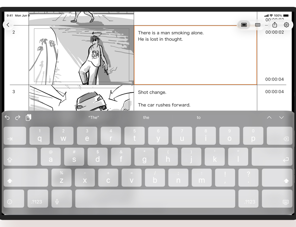 显示分镜 + 添加注释
