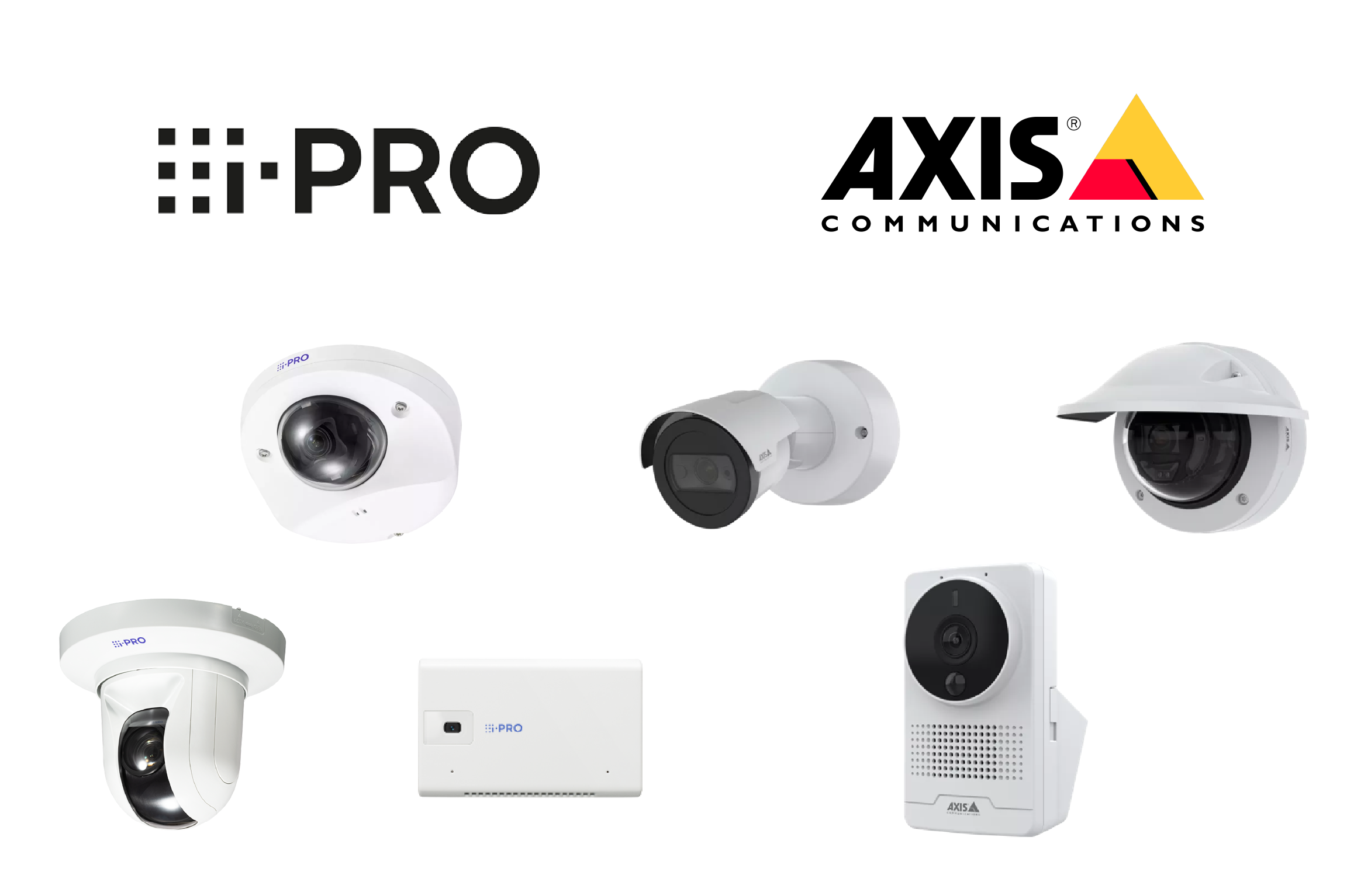 i-PROとAxisのカメラの画像