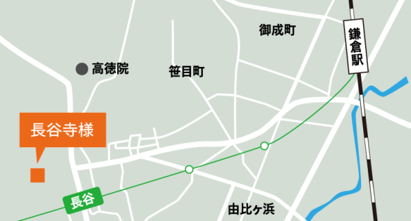 長谷寺周辺地図